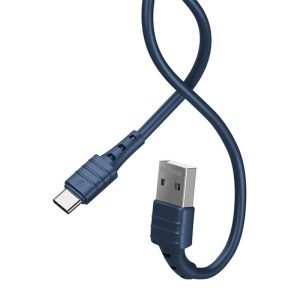 Câble USB-C Remax Zeron, 1m, 2.4A - Bleu