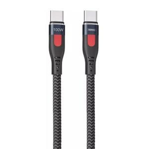 Câble USB-C vers USB-C Remax Lesu Pro, 1m, 100W - Noir