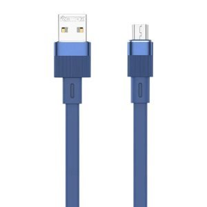 Câble USB-micro USB Remax Flushing RC-C001 - 1m - Bleu