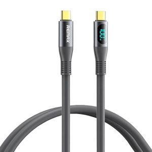 Câble USB-C vers USB-C Remax Zisee RC-C032 - 1,2m - 100W - Gris
