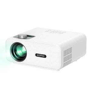 Projecteur LED BlitzWolf BW-V5 1080p - HDMI, USB, AV - Blanc