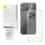 Coque transparente et verre trempé Baseus Corning pour iPhone 14 Pro