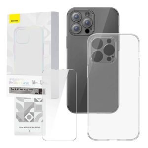 Coque transparente et verre trempé Baseus Corning pour iPhone 12 Pro Max