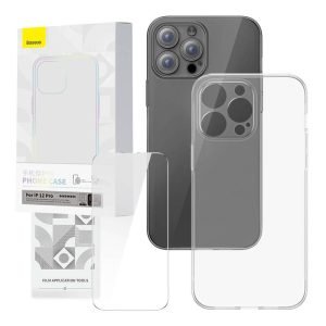Coque transparente et verre trempé Baseus Corning pour iPhone 12 Pro
