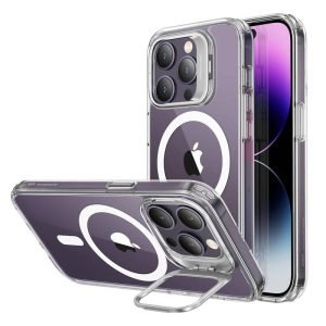Coque ESR Classic Kickstand pour iPhone 14 Pro, Magsafe - Transparente