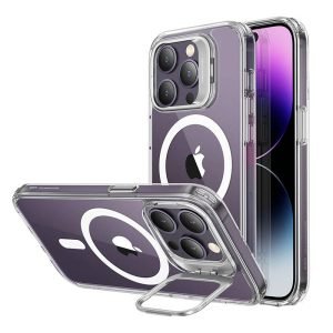 Coque ESR Classic Kickstand pour iPhone 14 Pro Max avec MagSafe - Transparente