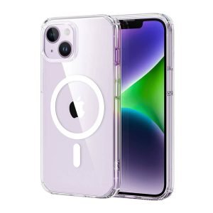 Coque ESR Krystec Clear pour iPhone 14 Plus, Magsafe - Transparent