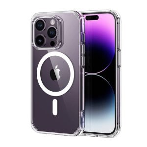 Coque ESR Krystec Clear pour iPhone 14 Pro, Magsafe - Transparent