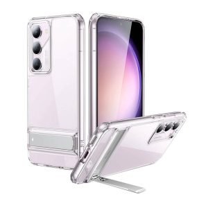 Coque ESR Metal Kickstand pour Samsung S23 Plus - Transparent