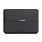 Étui en cuir avec fonction support pour MacBook Pro/Air 13"/14" - INVZI - Noir