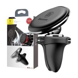 Support de voiture magnétique pour grille d'aération - Baseus - Noir