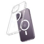 Coque magnétique McDodo Crystal pour iPhone 14 Pro Max - Transparent