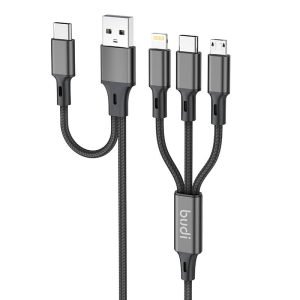 Câble de charge multi-fonction Budi 6 en 1