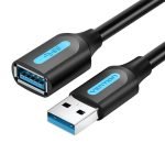 Câble d'extension USB 3.0 Mâle-Femelle Vention CBHBD 0.5m - Noir