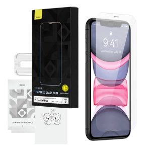 Verre trempé Baseus Crystal HD 0.3 mm pour iPhone 11/XR