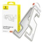 Support téléphonique pliable - Baseus - Blanc