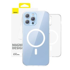 Coque magnétique pour iPhone 13 Pro - Baseus OS-Lucent Series - Transparente