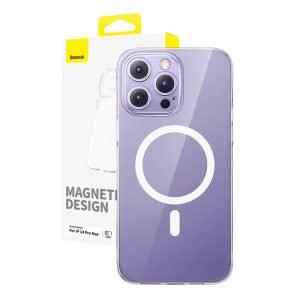 Coque Magnétique pour iPhone 14 Pro Max - Baseus OS-Lucent Series - Transparent