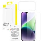 Protecteur d'écran en verre trempé Baseus OS Diamond Series HD pour iPhone 13 Pro Max/14 Plus - Clair