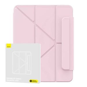 Coque magnétique Baseus Minimalist pour iPad Air4/Air5 10.9″/iPad Pro 11″ - Rose bébé