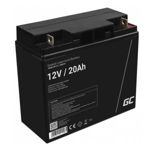 Batterie rechargeable AGM VRLA Green Cell AGM10 12V 20Ah pour tondeuse, bateau, moto, chariot