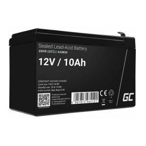 Batterie rechargeable AGM VRLA Green Cell AGM50 12V 10Ah (pour UPS, voiture jouet, tondeuse)