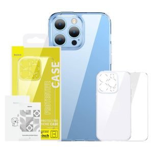 Coque transparente en céramique SuperCeramic et verre trempé pour iPhone 14 Plus - Baseus