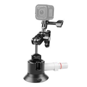 Support en verre avec ventouse Puluz pour GOPRO Hero, DJI Osmo Action PU845B