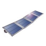Chargeur solaire pliable Choetech SC004 14W, 1xUSB - Gris