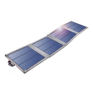 Chargeur solaire pliable Choetech SC004 14W, 1xUSB - Gris