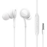 Écouteurs filaires JR-EW02 - Semi-intra auriculaires - Blanc