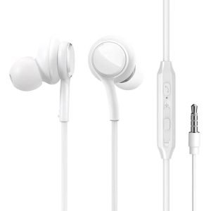 Écouteurs filaires JR-EW02 - Semi-intra auriculaires - Blanc