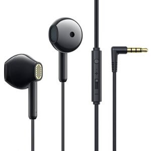 Écouteurs filaires Joyroom JR-EW05, Semi-intra-auriculaires - Noir