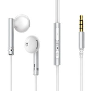 Écouteurs filaires Joyroom JR-EW06, Semi-intra-auriculaires (Blanc)