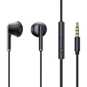 Écouteurs filaires Joyroom JR-EW07 - Noirs - Semi-intra-auriculaires
