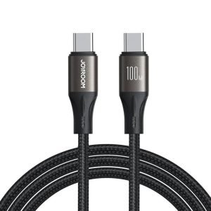 Câble Joyroom Light-Speed USB-C vers USB-C SA25-CC5, 100W, 1.2m - Noir
