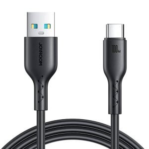Câble de charge rapide USB vers USB-C Joyroom SA26-AC36 - 100W - 1m - Noir