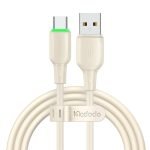 Câble USB vers USB-C Mcdodo CA-4750 avec lumière LED 1,2m - Beige