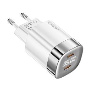 Chargeur Toocki 2xC Gan 35W - Blanc