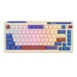 Clavier mécanique sans fil RGB Royal Kludge KZZI K75 Pro - Switch Moment - Bleu Rétro