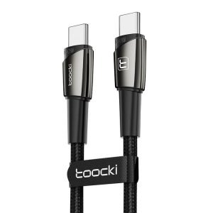 Câble de charge Toocki C-C, 1m, 140W - Noir