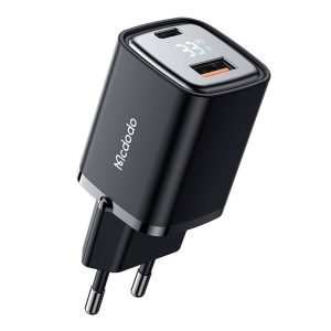 Chargeur McDodo CH-1701 33W avec affichage - Noir