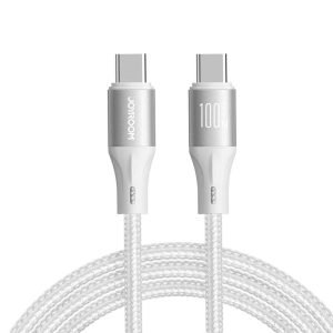 Câble Joyroom Light-Speed USB-C vers USB-C SA25-CC5, 100W, 1.2m - Blanc