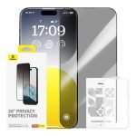 Verre Trempé Protection Vie Privée Baseus Diamond - iPhone 15 Pro Max