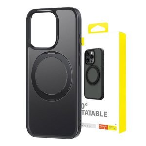 Coque magnétique pour iPhone 15 Baseus CyberLoop Series - Noir