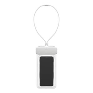 Coque étanche pour téléphone Baseus AquaGlide - Blanc