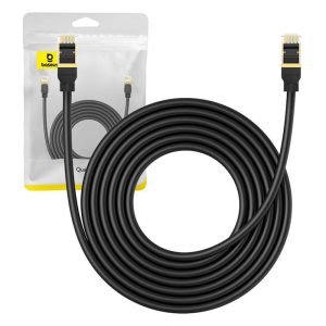 Câble réseau Ethernet Cat.8 Baseus RJ45, 40Gbps, 5m - Noir
