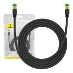 Câble réseau tressé Baseus Cat.8 RJ45, 40Gbps, 2m - Noir