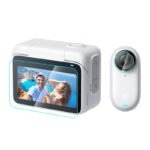 Protection en Verre Trempé 2 en 1 Écran et Lentille PULUZ pour Insta360 GO 3 - Transparent