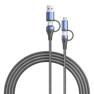 Câble 4 en 1 USB 2.0 Vention CTLLH 1m - Noir